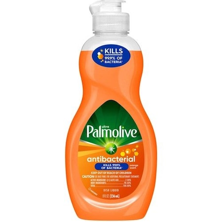 Colgate-Palmolive Co Dishwashing Detergent, Liquid, Antibacterial, 8oz, OE CPCUS07370A